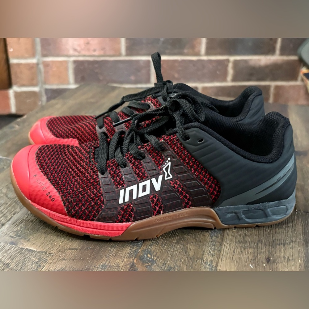 Inov-8 Women’s Red and Black Training Shoes - Size 6.5 - Picture 2 of 6